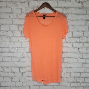 Forever 21 Orange Short Sleeve Tee